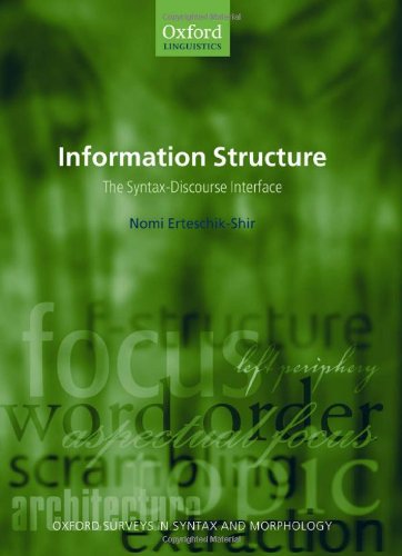 Information structure : the syntax-discourse interface