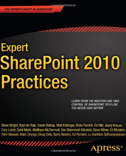 Expert Share Point 2010 Practices