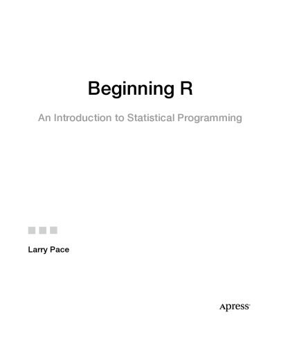 Beginning R