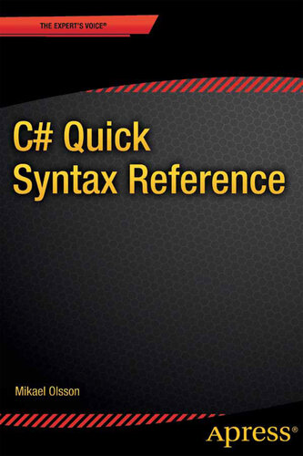 C# Quick Syntax Reference