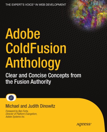 Adobe ColdFusion Anthology The Best of The Fusion Authority