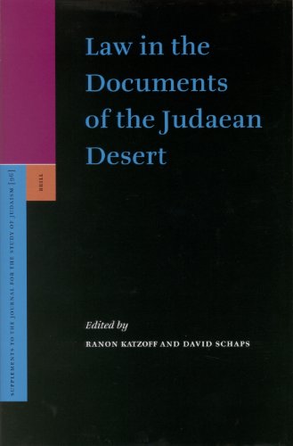 Law in the documents of the Judaean desert