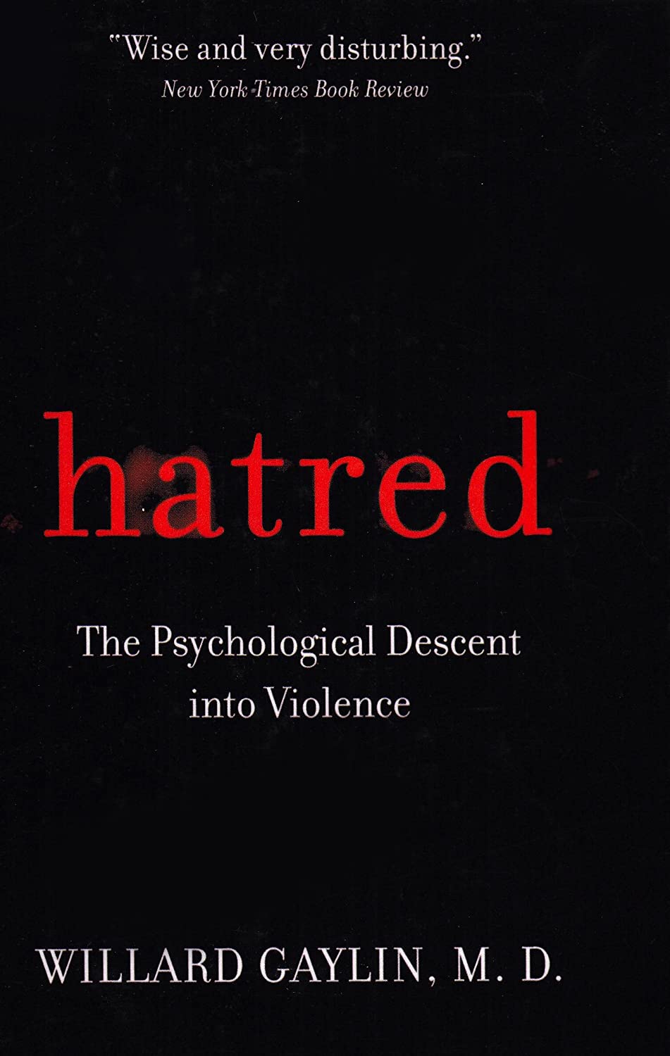 Hatred: The Psychological Descent into Violence