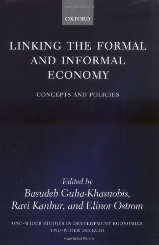 Linking the formal and informal economy : concepts and policies