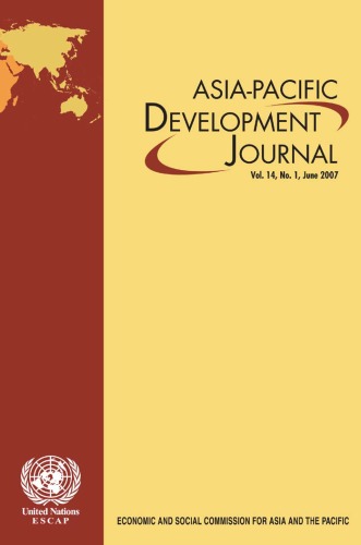 Asia-Pacific development journal. Vol. 14, no. 1.