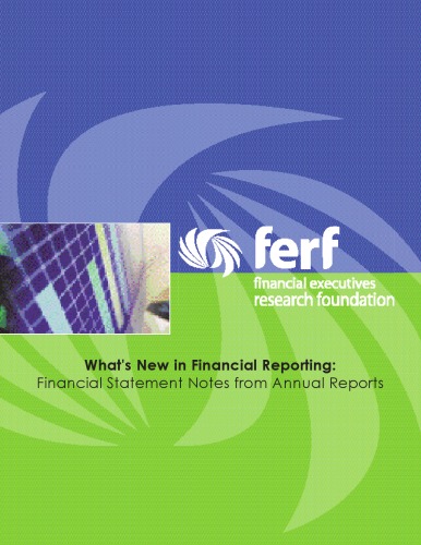 What's New in Financial Reporting