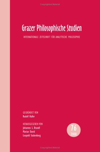 Grazer philosophische Studien. Vol. 76