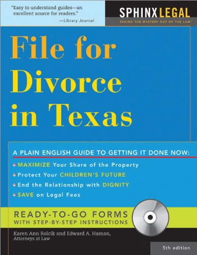 File for divorce in Texas : (+ CD-ROM)