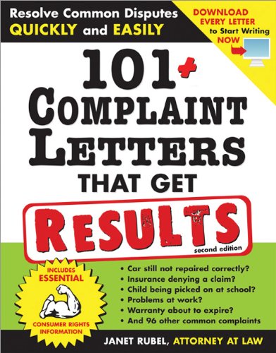 101+ complaint letters that get results