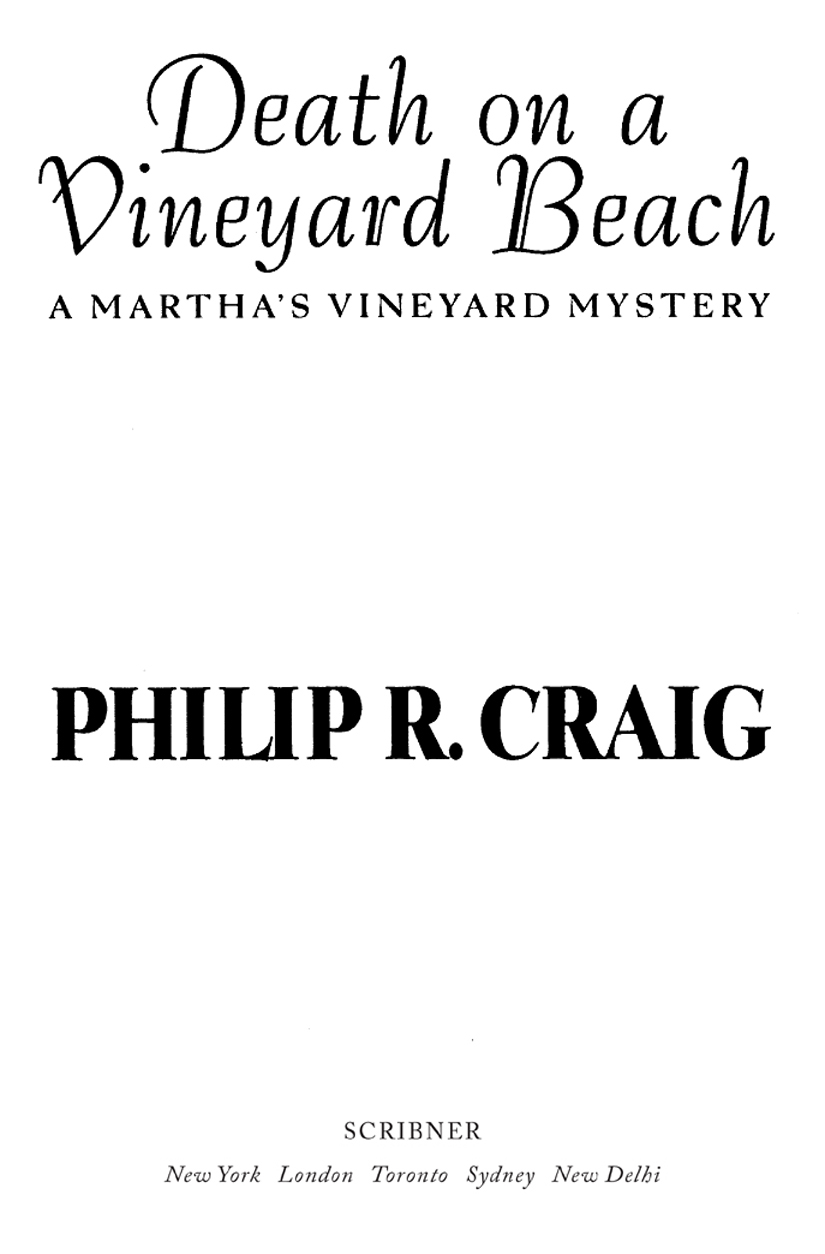 Death on a Vineyard Beach