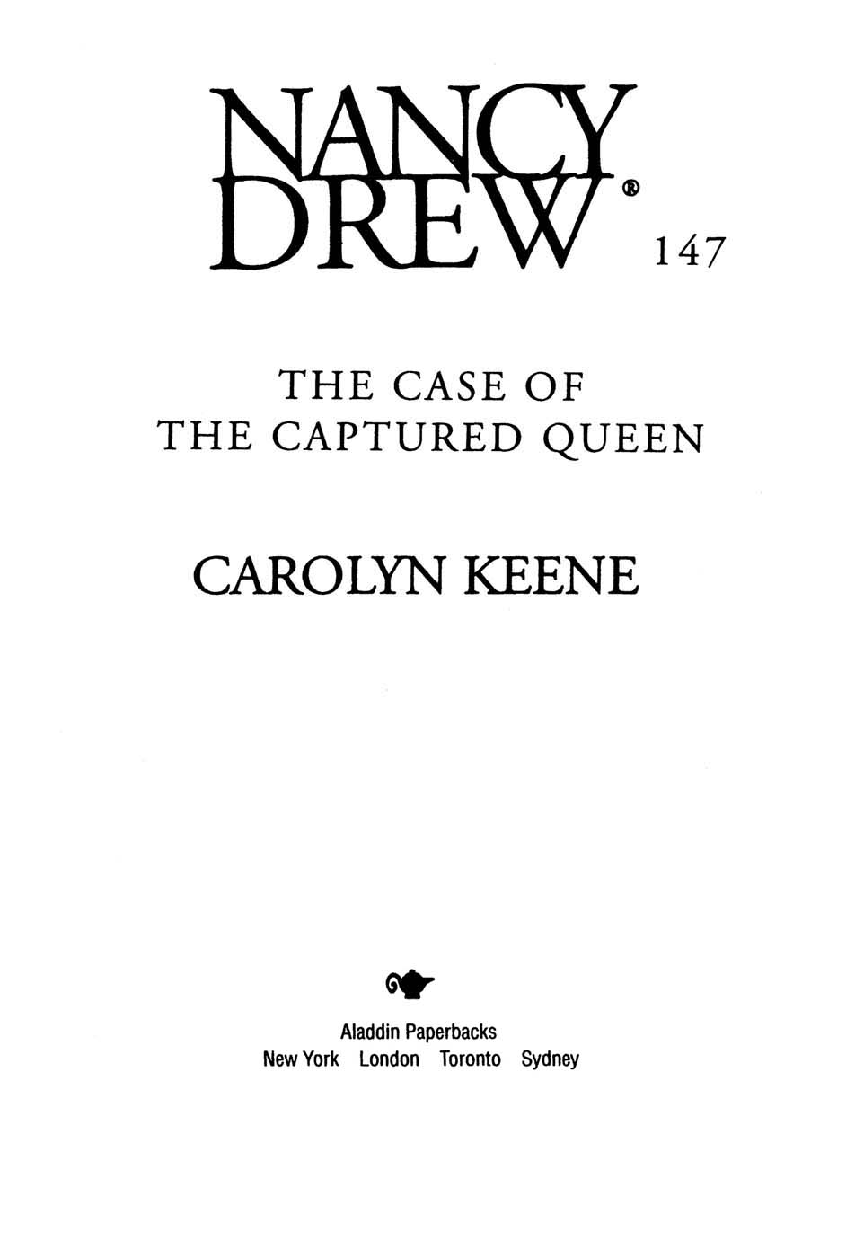 The Case of the Captured Queen