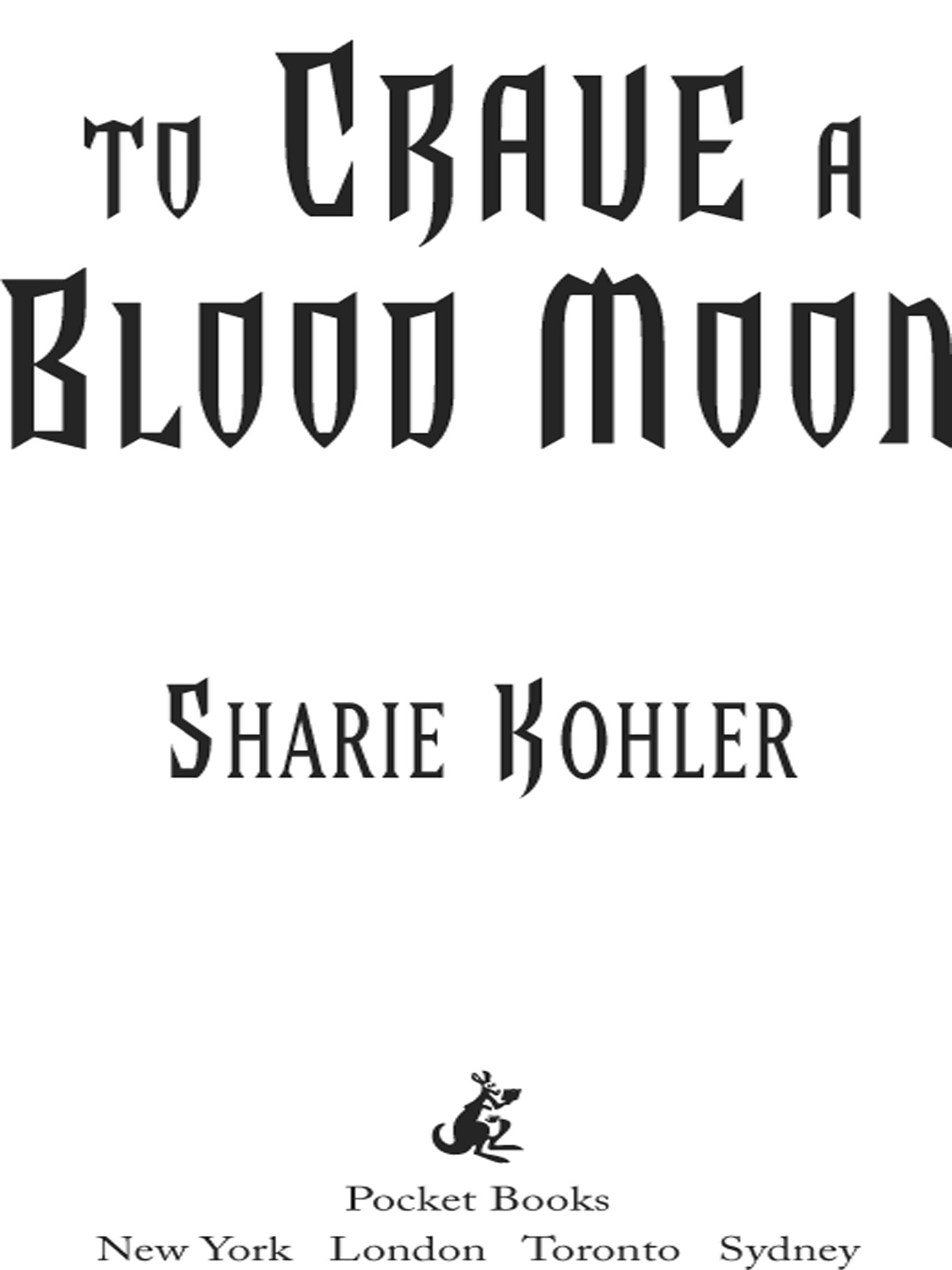 To Crave a Blood Moon