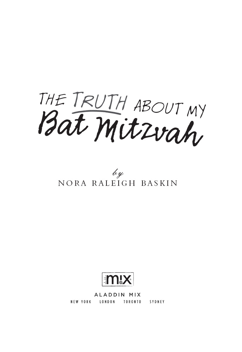 The Truth About My Bat Mitzvah