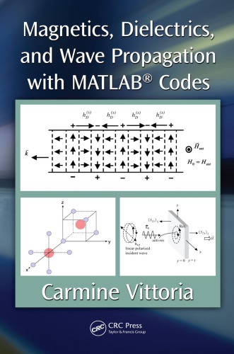 Magnetics, dielectrics, and wave propagation with MATLAB codes