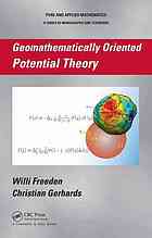 Geomathematically oriented potential theory