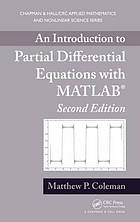 An introduction to partial differential equations with MATLAB