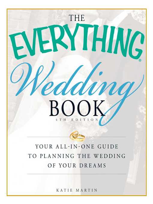 The Everything Wedding Book