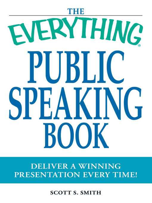 The Everything Public Speaking Book