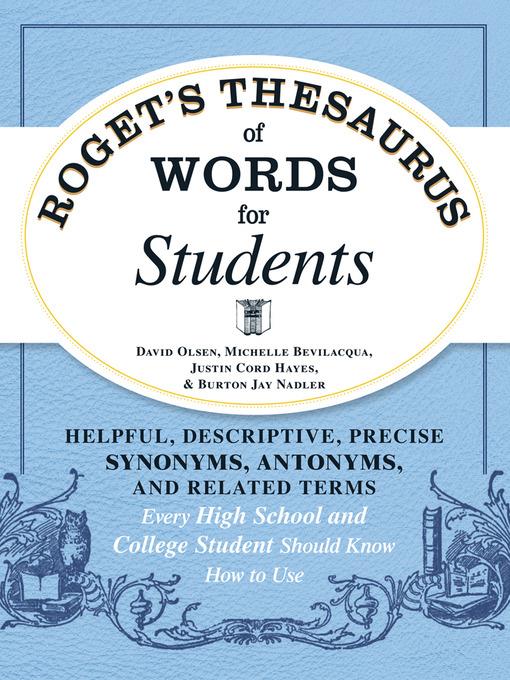 Roget's Thesaurus of Words for Students