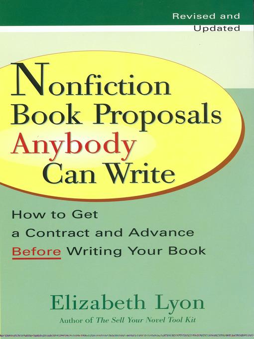 Nonfiction Book Proposals Anybody can Write