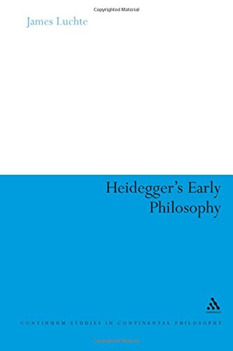 Heidegger's Early Philosophy