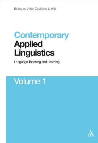 Contemporary Applied Linguistics Volume 1