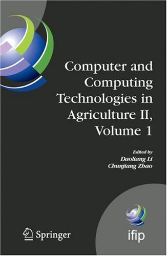 Computer And Computing Technologies In Agriculture Ii, Volume 1