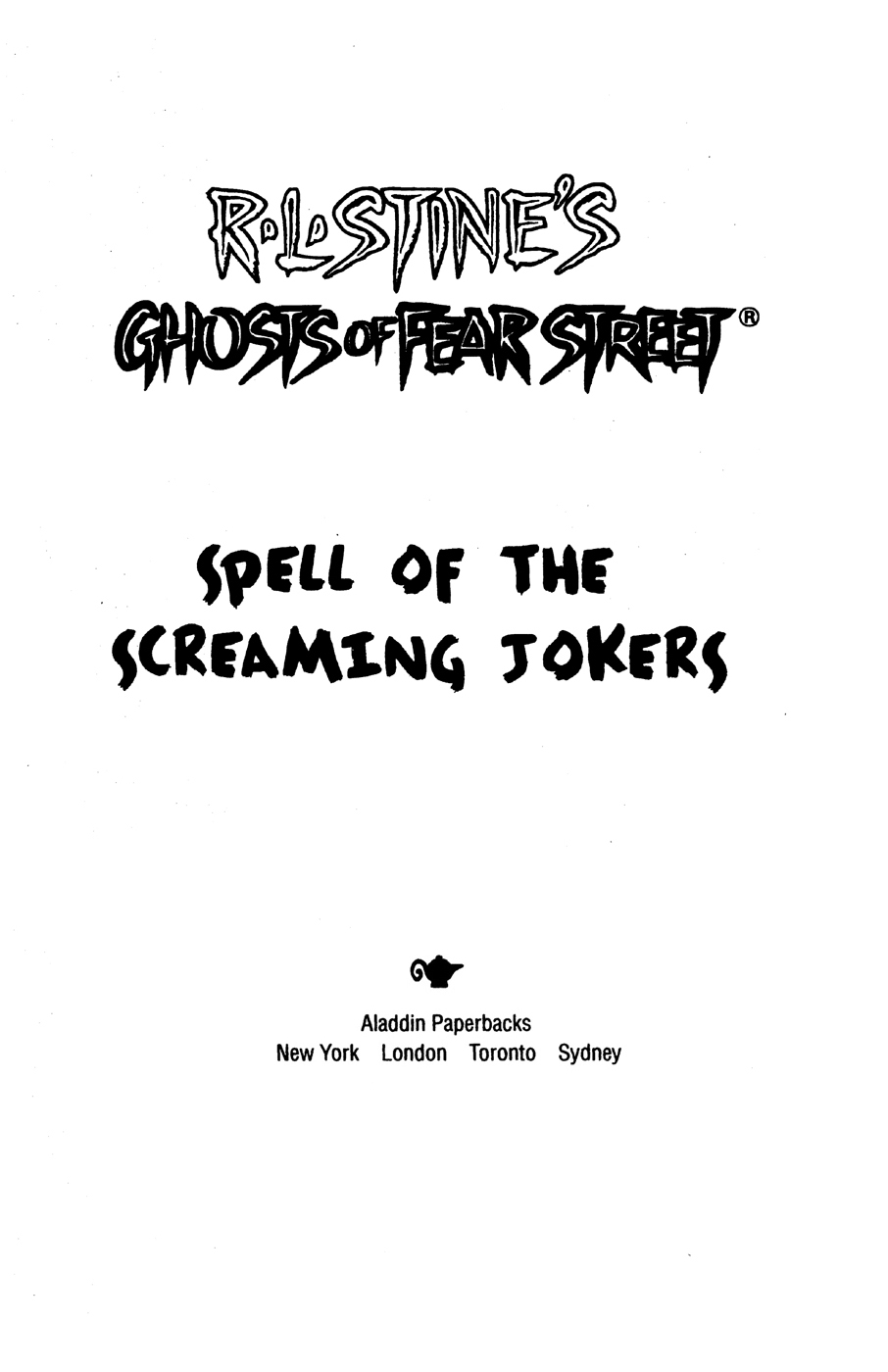 Spell of the Screaming Jokers