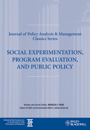 Social experimentation, program evaluation, and public policy