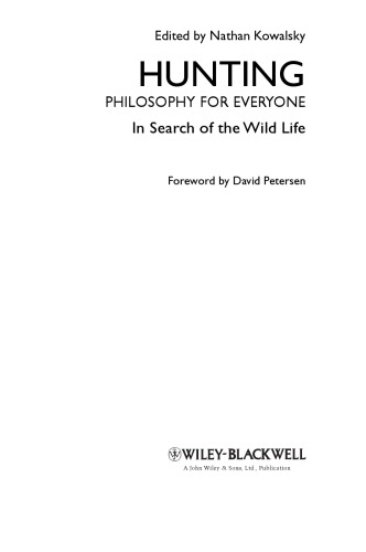 Hunting - Philosophy for Everyone