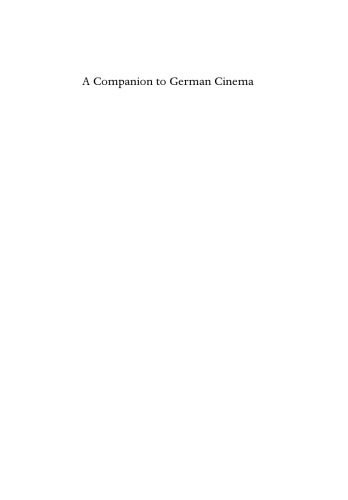 A companion to German cinema.