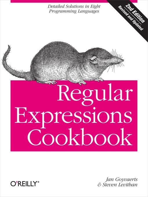 Regular Expressions Cookbook