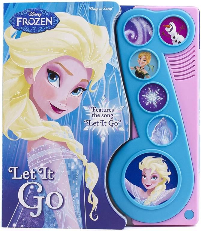 Disney Frozen Elsa, Anna, Olaf, and More! - Let It Go Little Music Note Sound Book - PI Kids (Play-A-Song)