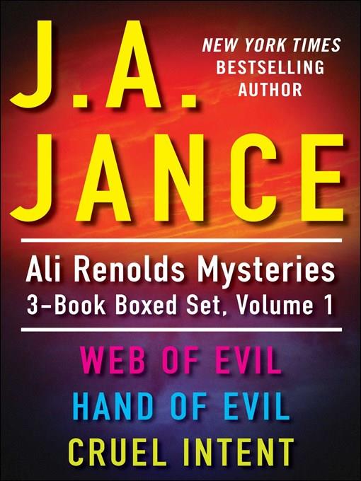J. A. Jance's Ali Reynolds Mysteries 3-Book Boxed Set, Volume 1