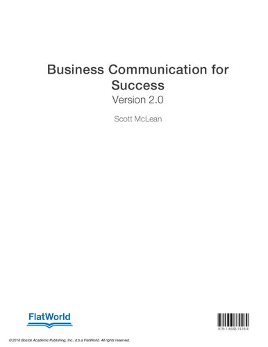 Business Communication for Success v2.0