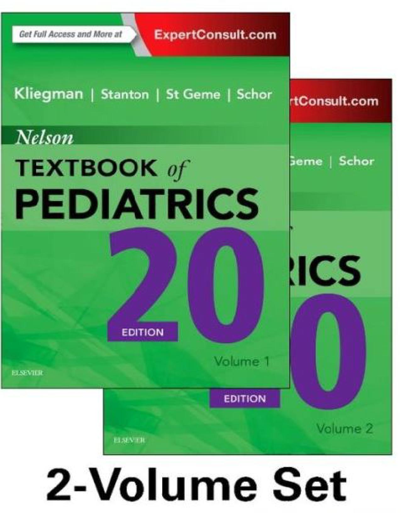 Nelson Textbook of Pediatrics, 2-Volume Set