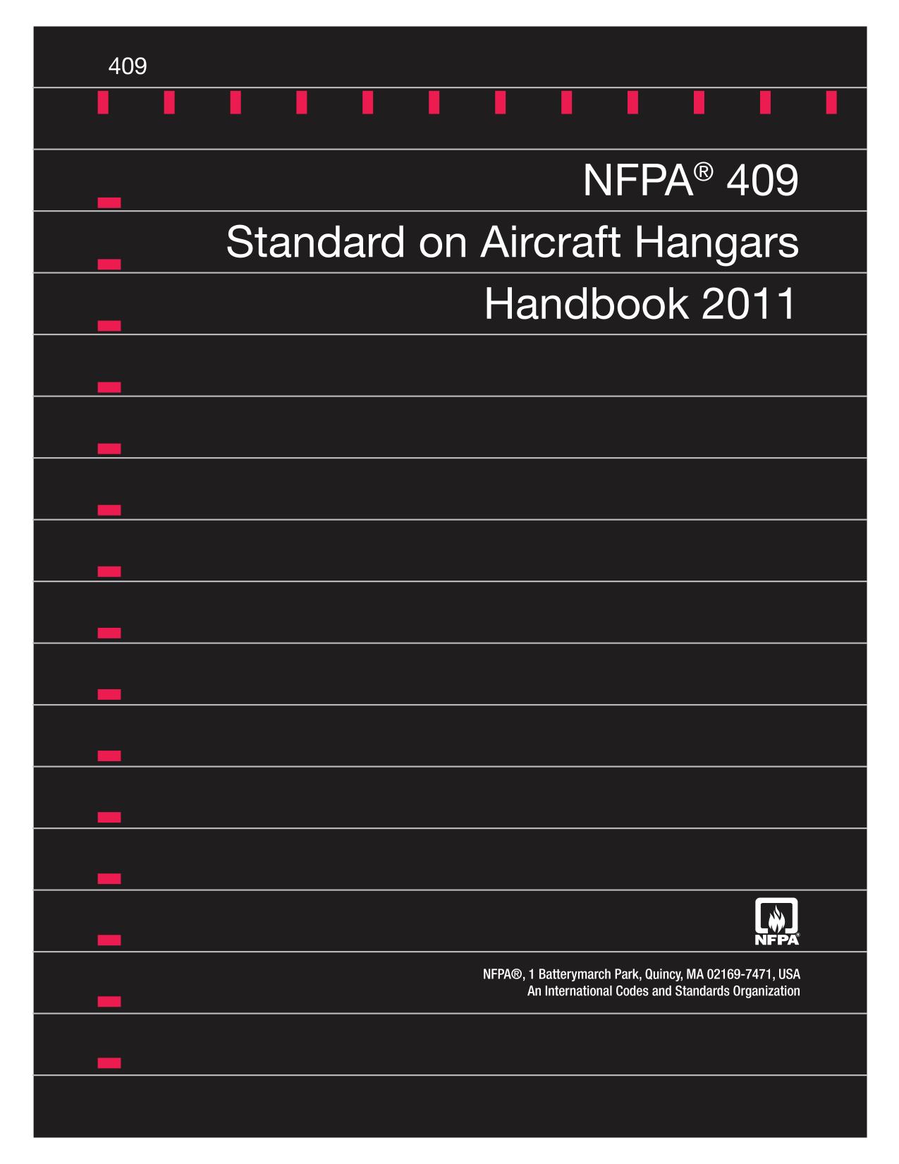 NFPA 409 Standard on Aircraft Hangars Handbook 2011