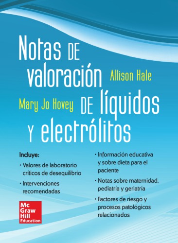 Notas de valoración de líquidos y electrólitos