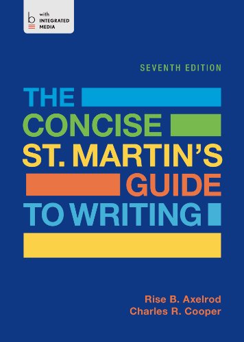 The Concise St. Martin's Guide to Writing