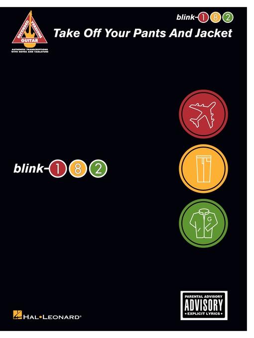 blink-182--Take Off Your Pants and Jacket (Songbook)