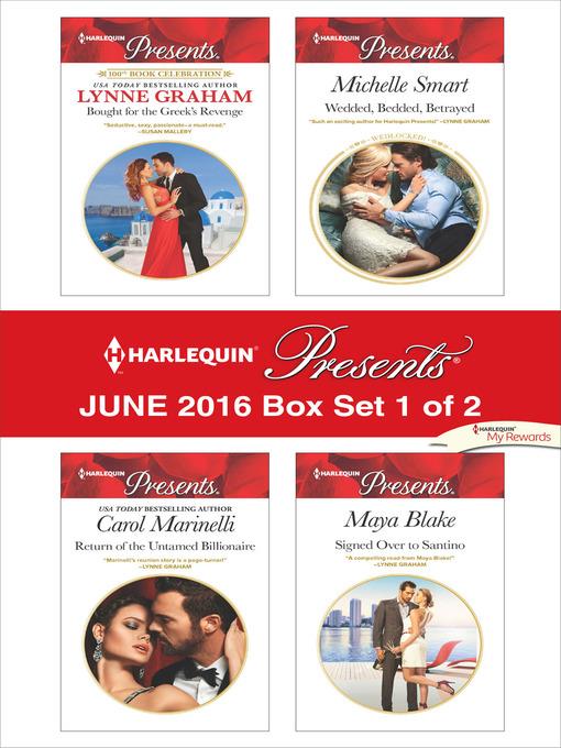 Harlequin Presents June 2016, Box Set 1 of 2