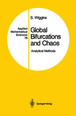 Global Bifurcations and Chaos : Analytical Methods.