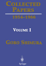 Collected papers. Volume 1, 1954-1966