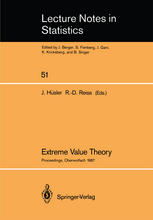 Extreme Value Theory : Proceedings of a Conference held in Oberwolfach, Dec. 6-12, 1987.