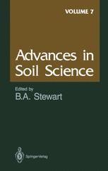 Advances in soil science. Volume 7