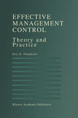 Effective Management Control : Theory and Practice