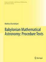 Babylonian mathematical astronomy : procedure texts