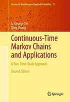 Continuous time Markov chains and applications : a singular perturbation approach