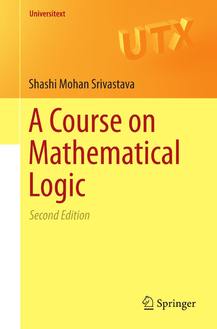 A course on mathematical logic