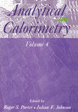 Analytical Calorimetry : Volume 4